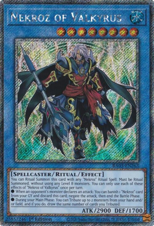 Image for Nekroz of Valkyrus (Platinum Secret Rare) (3263)