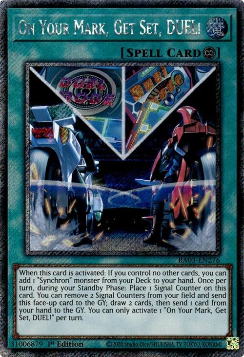 Image for On Your Mark, Get Set, DUEL! (Platinum Secret Rare) (3276)