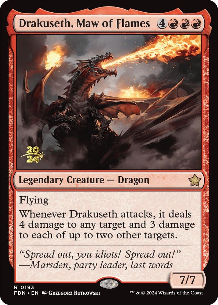 Image for Drakuseth, Maw of Flames (FDN)
