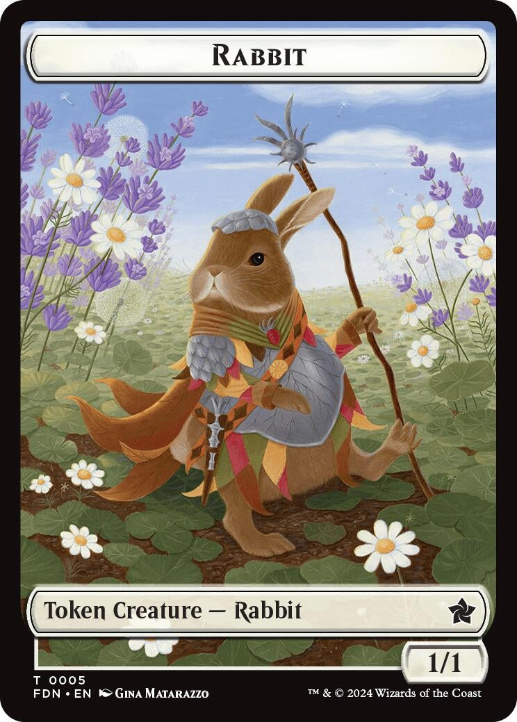Image for Rabbit // Soldier Double-Sided Token