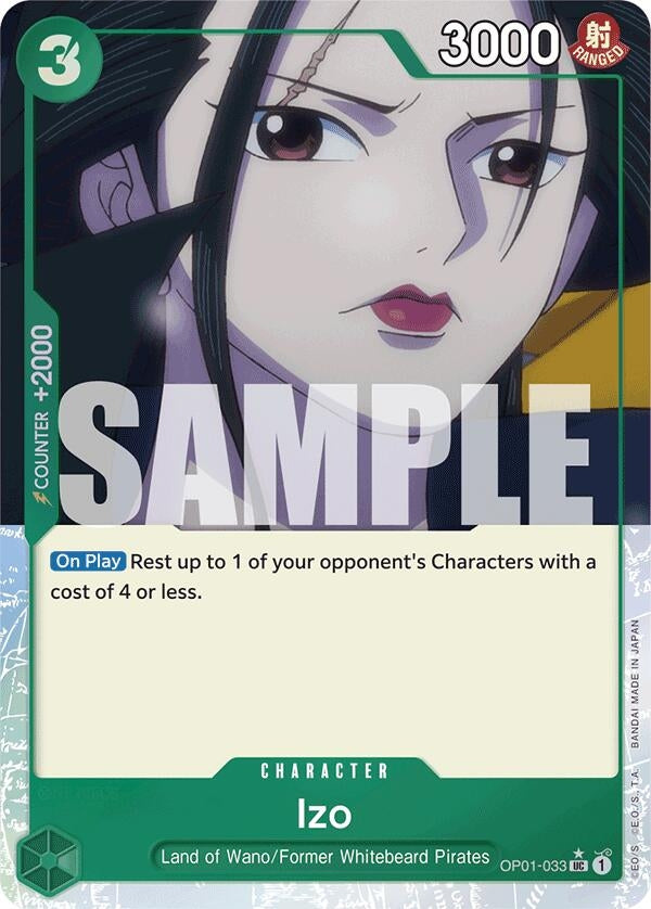 Image for Izo (OP01-033) (Extended Art) [Premium Booster]