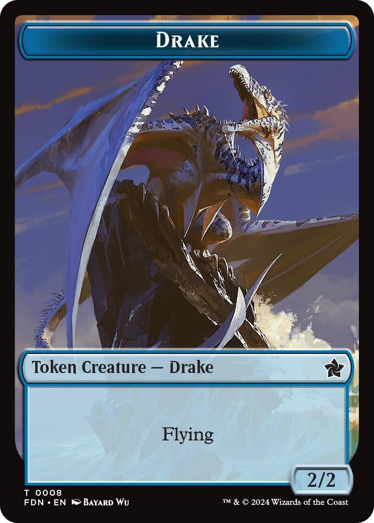 Image for Drake // Goblin Doubled-Sided Token (8 // 18) [FDN]