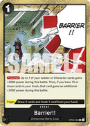 Image for Barrier!! (OP04-095) [PRB-01]
