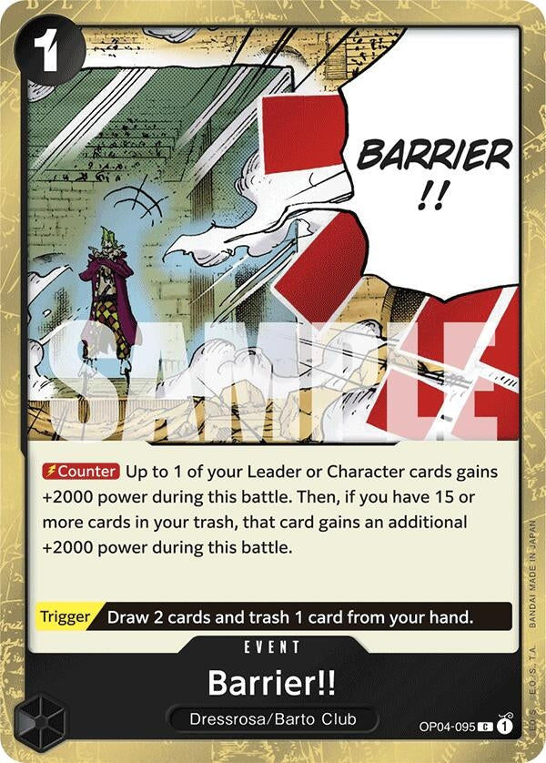 Image for Barrier!! (OP04-095) [PRB-01]