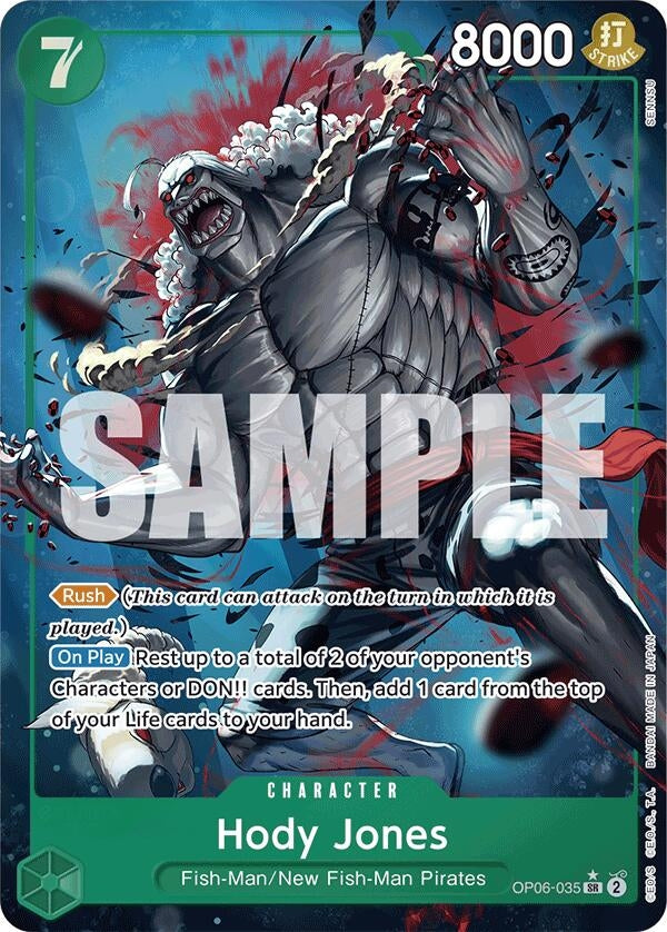 Image for Hody Jones (Alternate Art) (OP06-035) [PRB-01]
