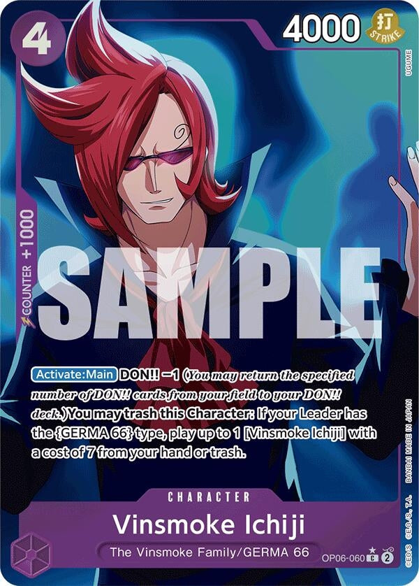 Image for Vinsmoke Ichiji (OP06-060) (Full Art) (OP06-060) [PRB-01]