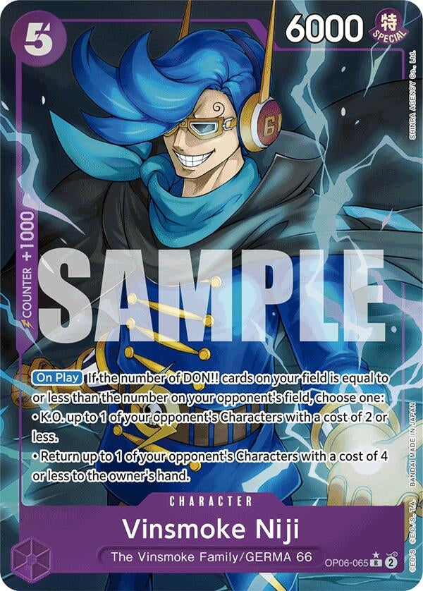 Image for Vinsmoke Niji (OP06-065) (Alternate Art) (OP06-065) [PRB-01]