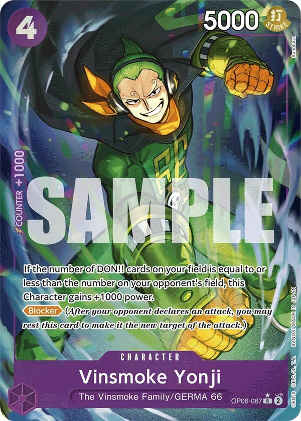 Image for Vinsmoke Yonji (OP06-067) (Full Art) (OP06-067) [PRB-01]