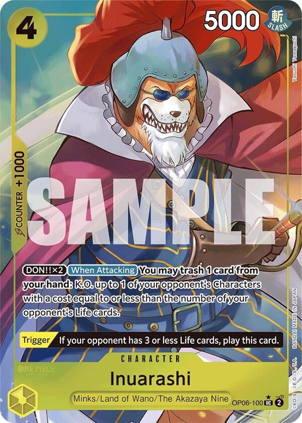 Image for Inuarashi (Full Art) (OP06-100) [PRB-01]