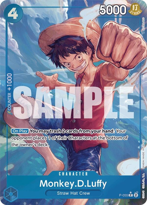 Image for Monkey.D.Luffy (P-055) (Full Art) (P-055) [PRB-01]