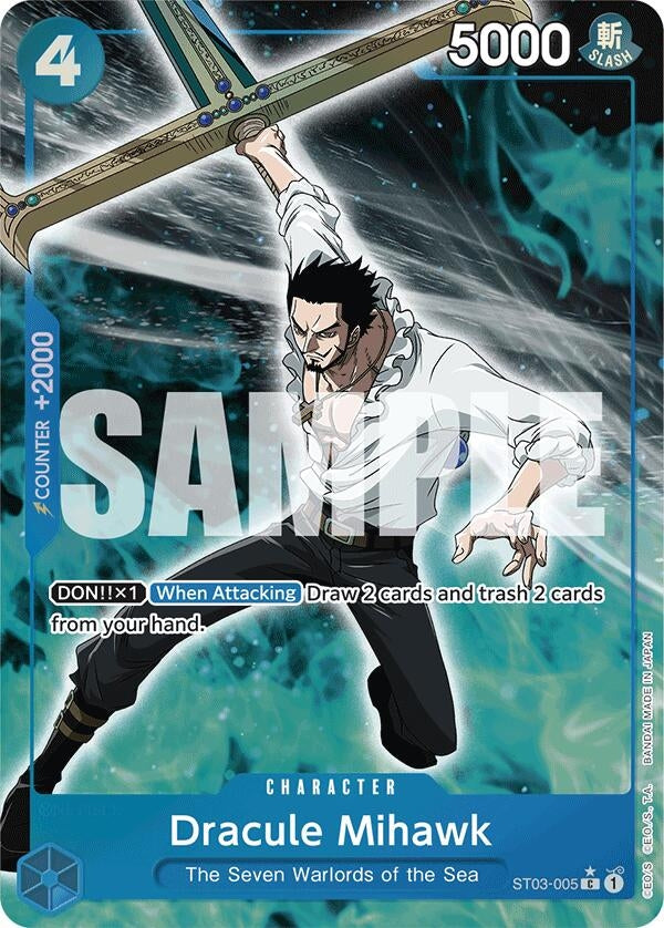 Image for Dracule Mihawk (ST03-005) (Full Art) (ST03-005) [PRB-01]