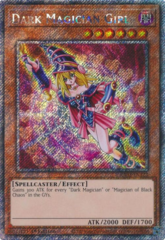 Dark Magician Girl (Platinum Secret Rare) (C) (RA03-EN123) [Quarter Century Bonanza]