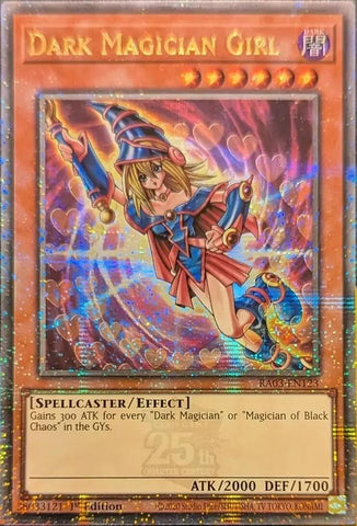 Dark Magician Girl (Quarter Century Secret Rare) (C) (RA03-EN123) [Quarter Century Bonanza]