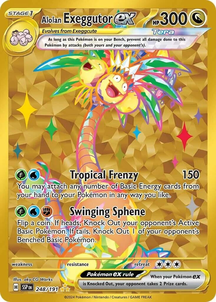 Alolan Exeggutor ex - 248/191 (248/191) [SV08: Surging Sparks]