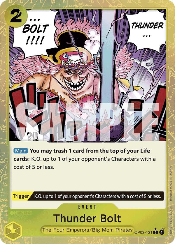 Image for Thunder Bolt (Textured Foil) (OP03-121) [PRB-01]