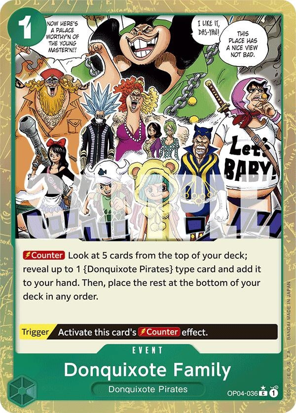 Image for Donquixote Family (Textured Foil) (OP04-036) [PRB-01]
