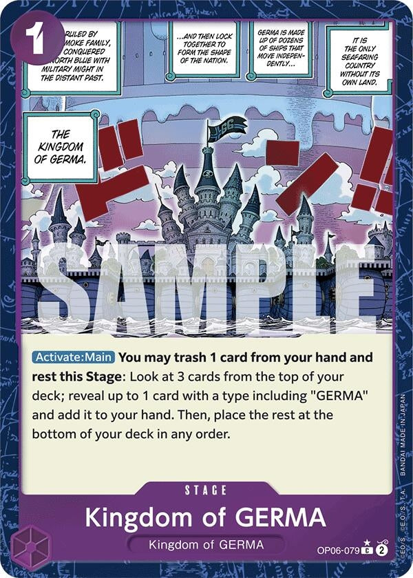 Image for Kingdom of GERMA (Textured Foil) (OP06-079) [PRB-01]