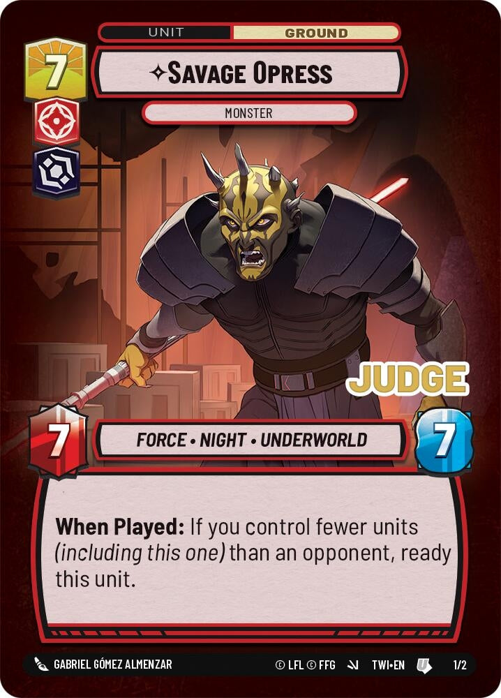 Image for Savage Opress - Monster (1/2) [JDG]