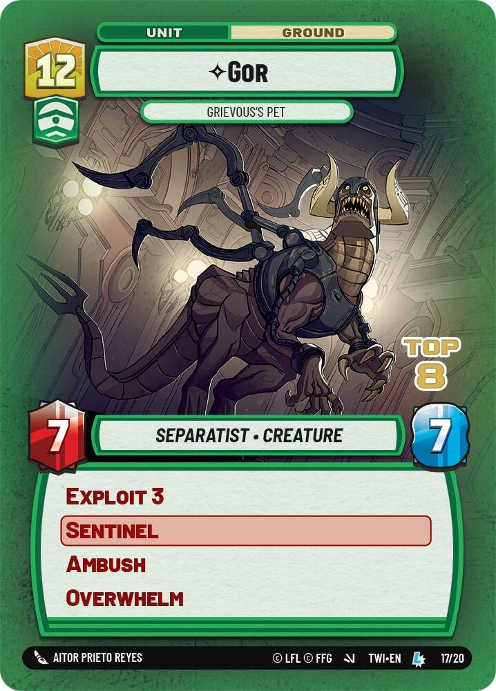 Image for Gor - Grievous's Pet (Top 8) (17/20) [SSP]