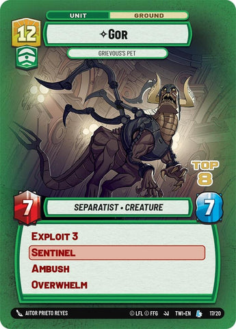 Image for Gor - Grievous's Pet (Top 8) (17/20) [SSP]