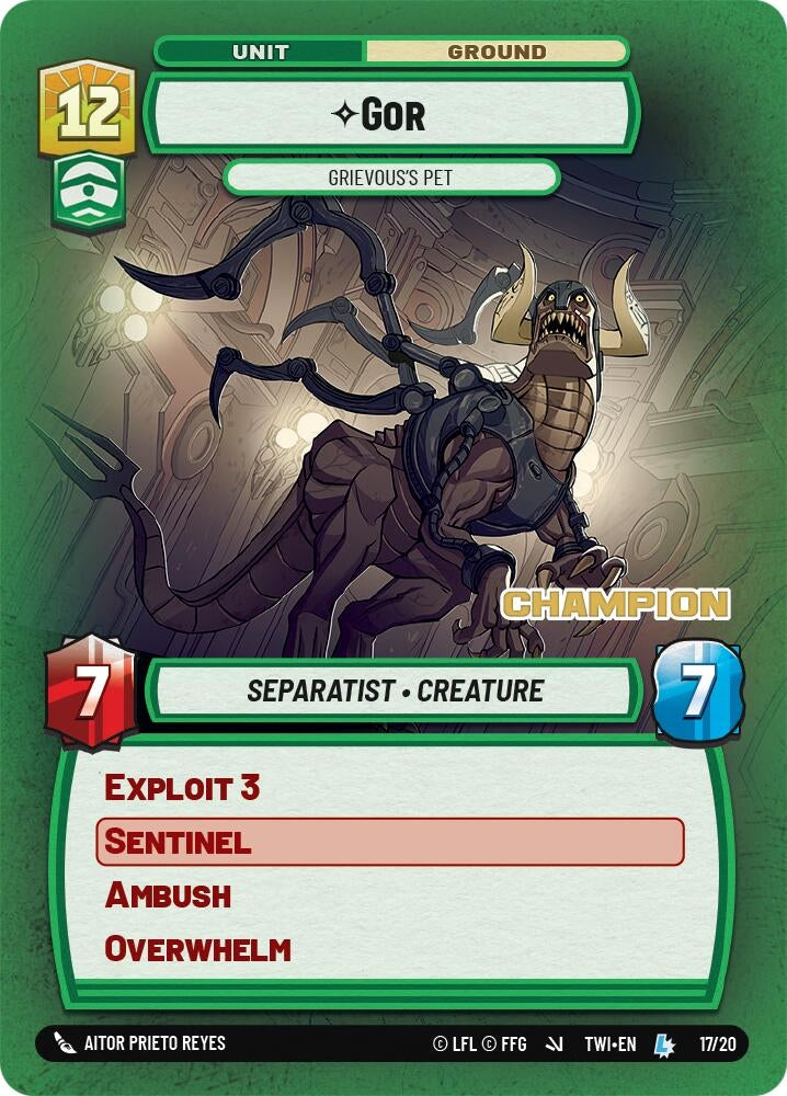 Image for Gor - Grievous's Pet (Champion) (17/20) [SSP]