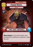 Image for Savage Opress - Monster (1/2) [SSP]