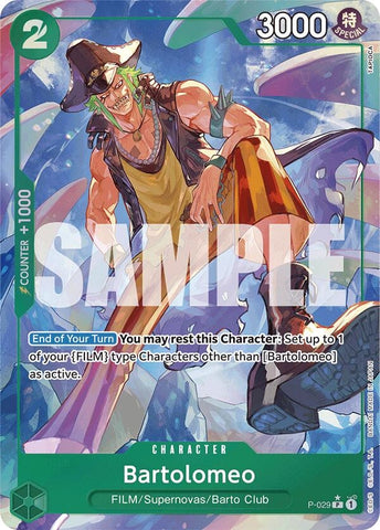 Image for Bartolomeo (P-029) (Full Art) (P-029) [PRB-01]