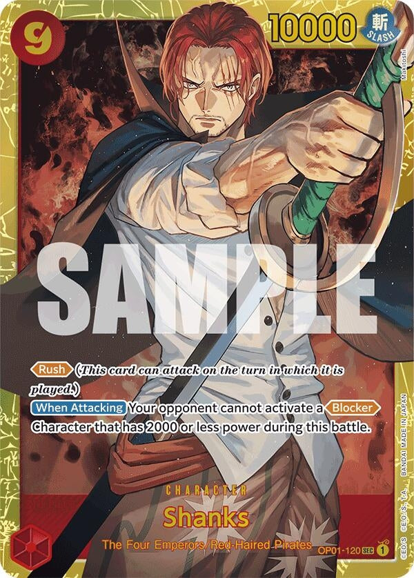 Image for Shanks (OP01-120) (Reprint) (OP01-120) [PRB-01]