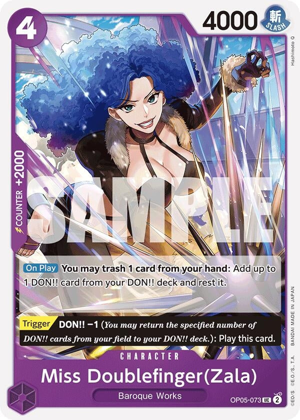 Image for Miss Doublefinger(Zala) (Reprint) (OP05-073) [PRB-01]