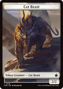 Image for Cat Beast // Dragon (0017) Double-Sided Token (28 // 17) [FDN]