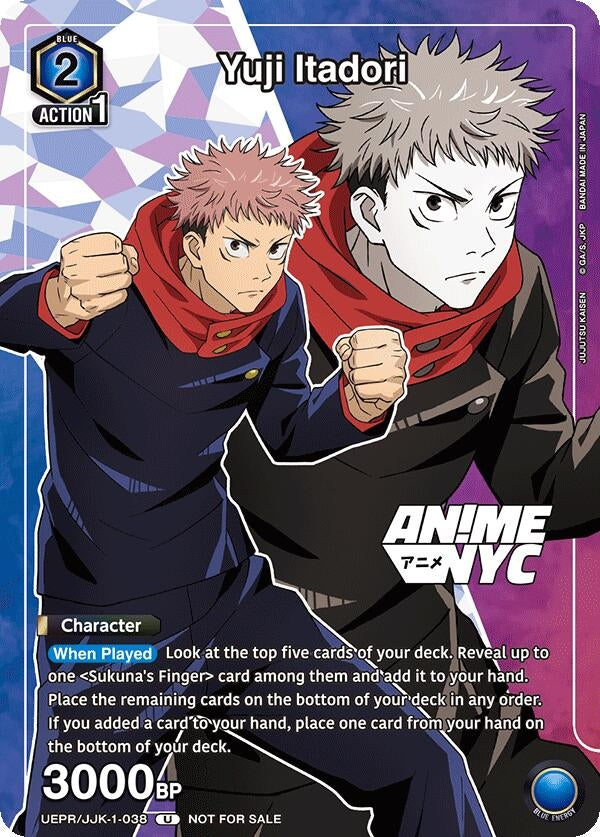Image for Yuji Itadori (Anime NYC 2024) (UEPR/JJK-1-038) [UEPR]