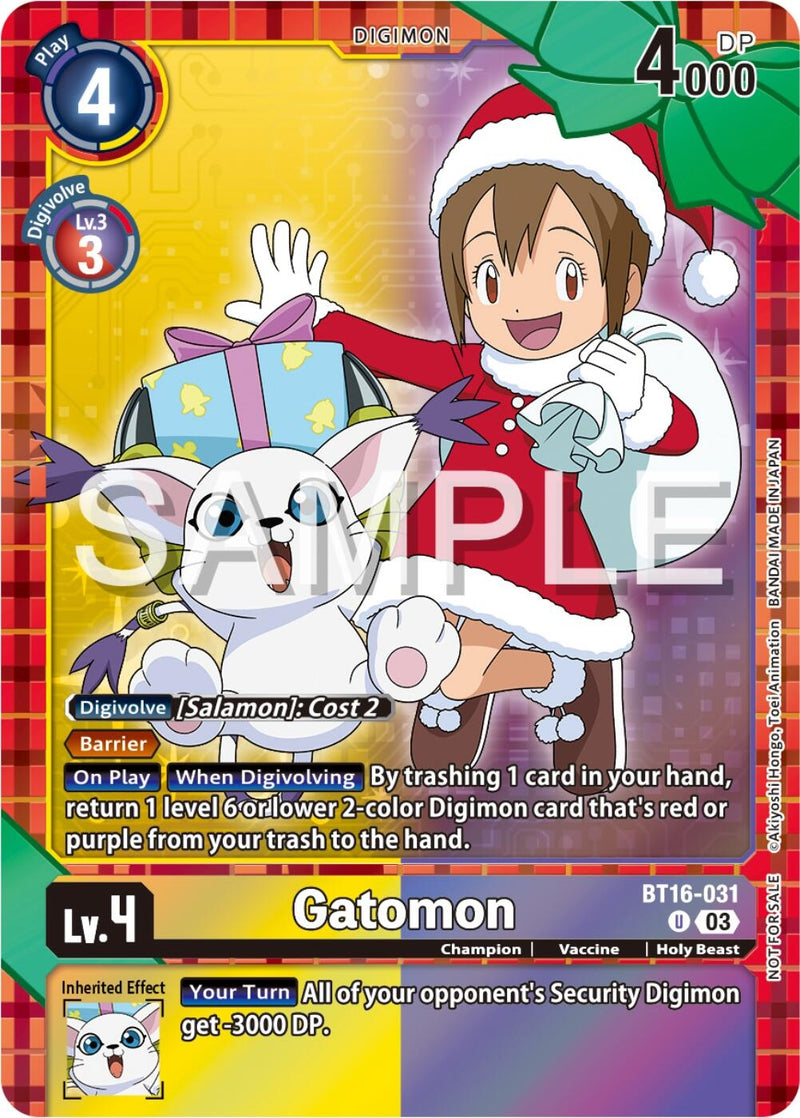 Image for Gatomon (Winter Holiday Event 2024) (BT16-031 U) [BT16]
