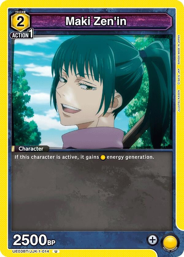 Image for Maki Zen'in (014) (UE03BT/JJK-1-014) [UE03BT]