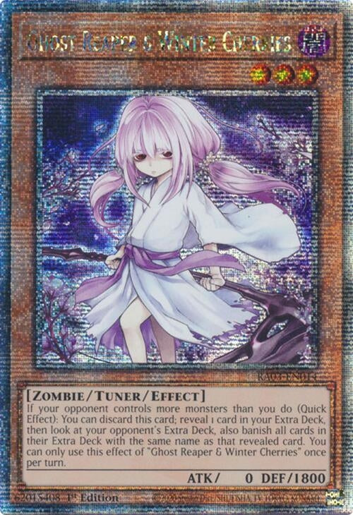 Image for Ghost Reaper & Winter Cherries (Alternate Art) (Quarter Century Secret Rare) (3014)