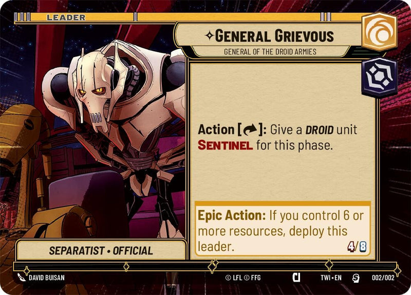 Image for General Grievous - General of the Droid Armies (Hyperspace) (002/002) [PRE]