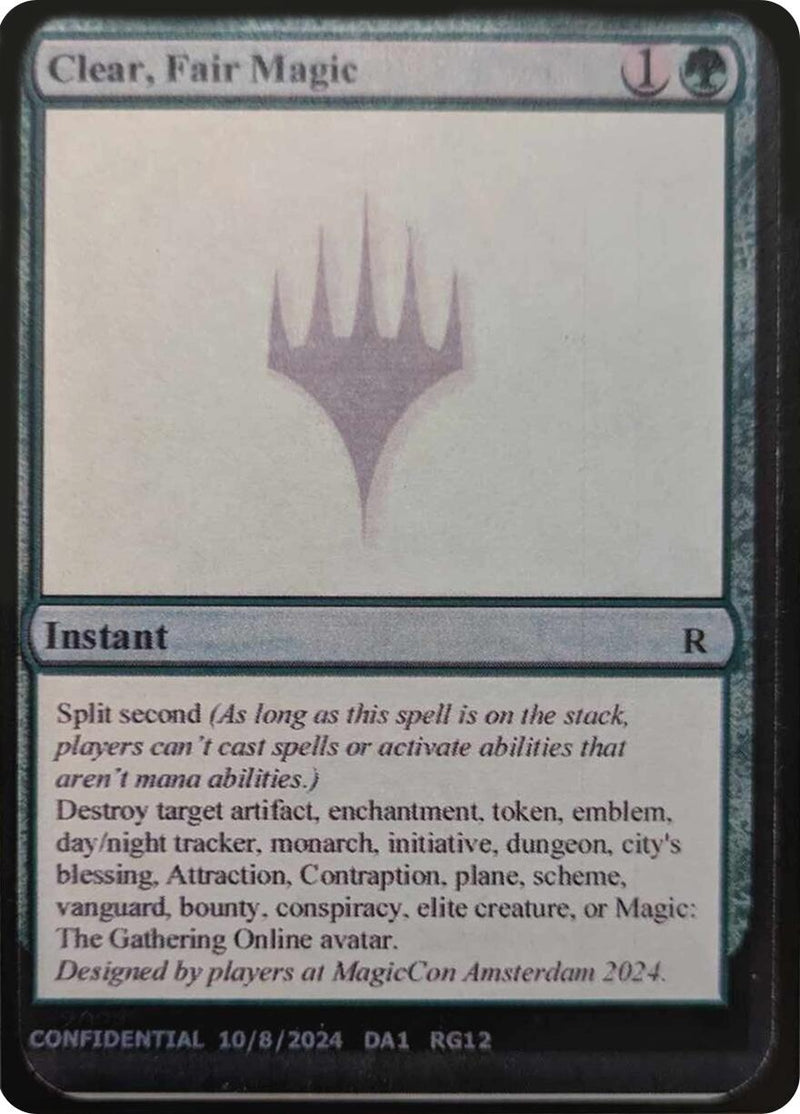 Image for Clear, Fair Magic
