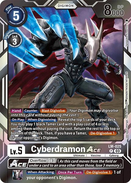 Image for Cyberdramon ACE (LM-025 P) [LM]