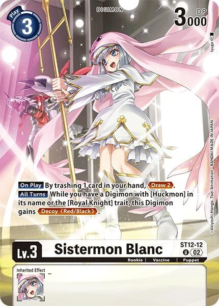 Image for Sistermon Blanc (Alternate Art) (ST12-12 U) [LM]