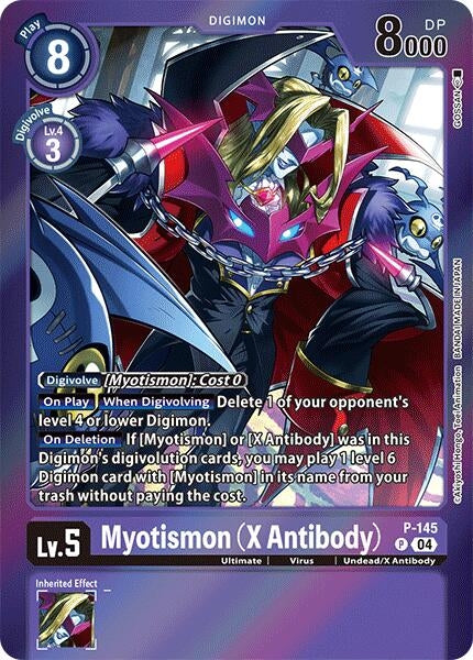 Image for Myotismon (X Antibody) (Reprint) (P-145 P) [LM]