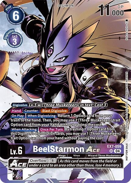 Image for BeelStarmon ACE (Alternate Art) (Box Topper) (EX7-059 SR) [LM]