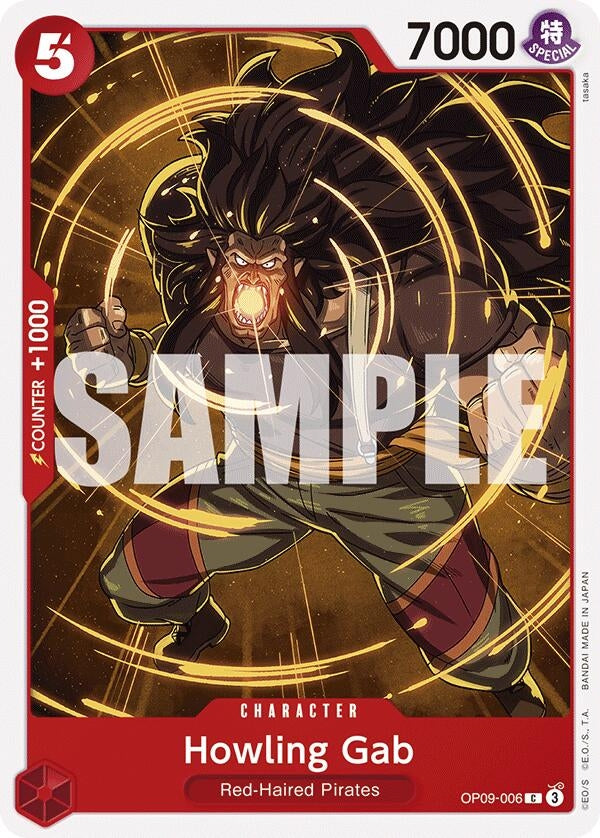 Image for Howling Gab (OP09-006) [OP09]