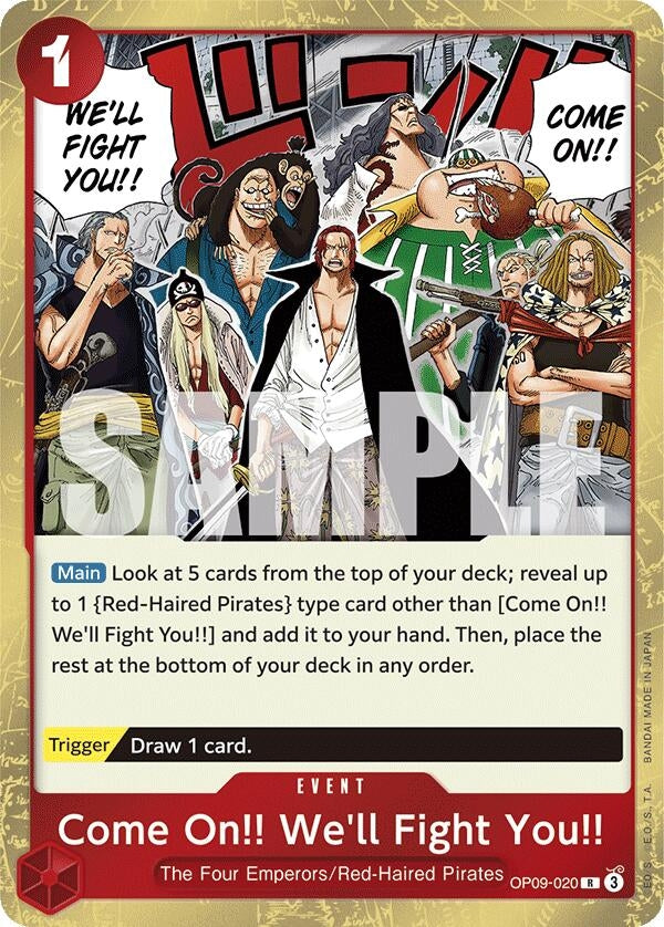 Image for Come On!! We'll Fight You!! (OP09-020) [OP09]