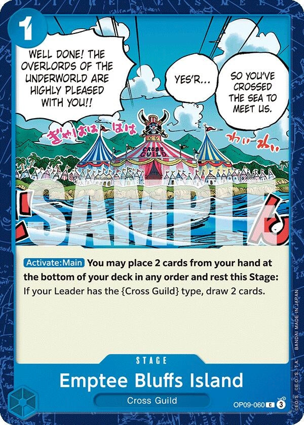 Image for Emptee Bluffs Island (OP09-060) [OP09]