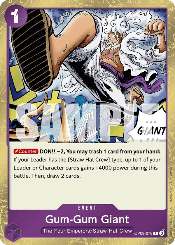 Image for Gum-Gum Giant (OP09-078) [OP09]