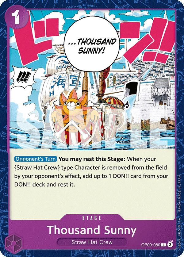Image for Thousand Sunny (OP09-080) [OP09]