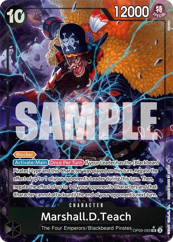 Marshall.D.Teach (093) (Alternate Art) (OP09-093) [OP09]