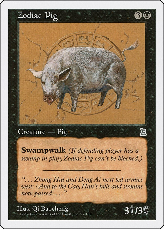 Zodiac Pig (97) [PTK]