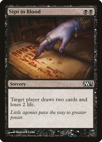 Sign in Blood (110) [M13]
