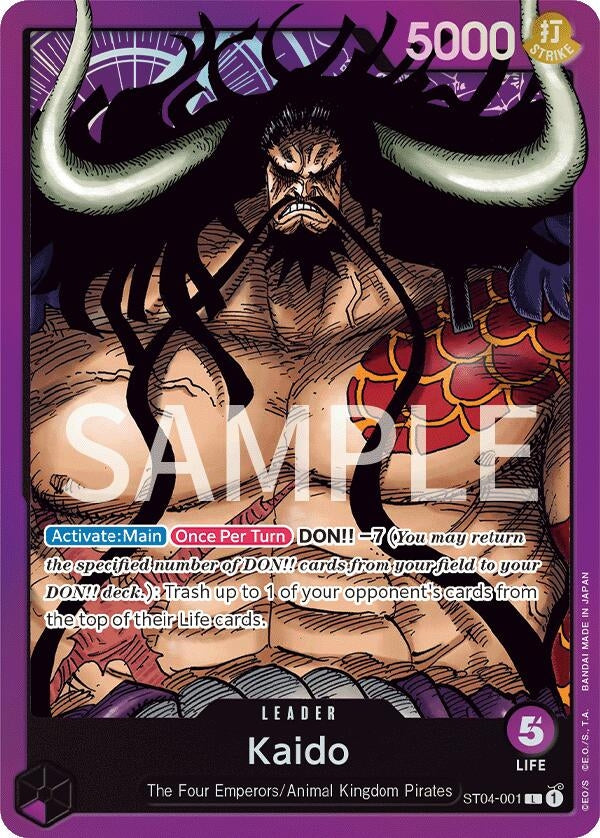 Image for Kaido (001) (4001) [OPRP]
