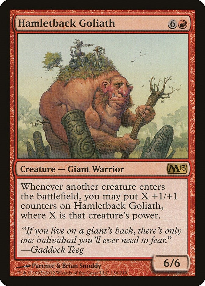 Hamletback Goliath (136) [Magic 2013 (M13)]